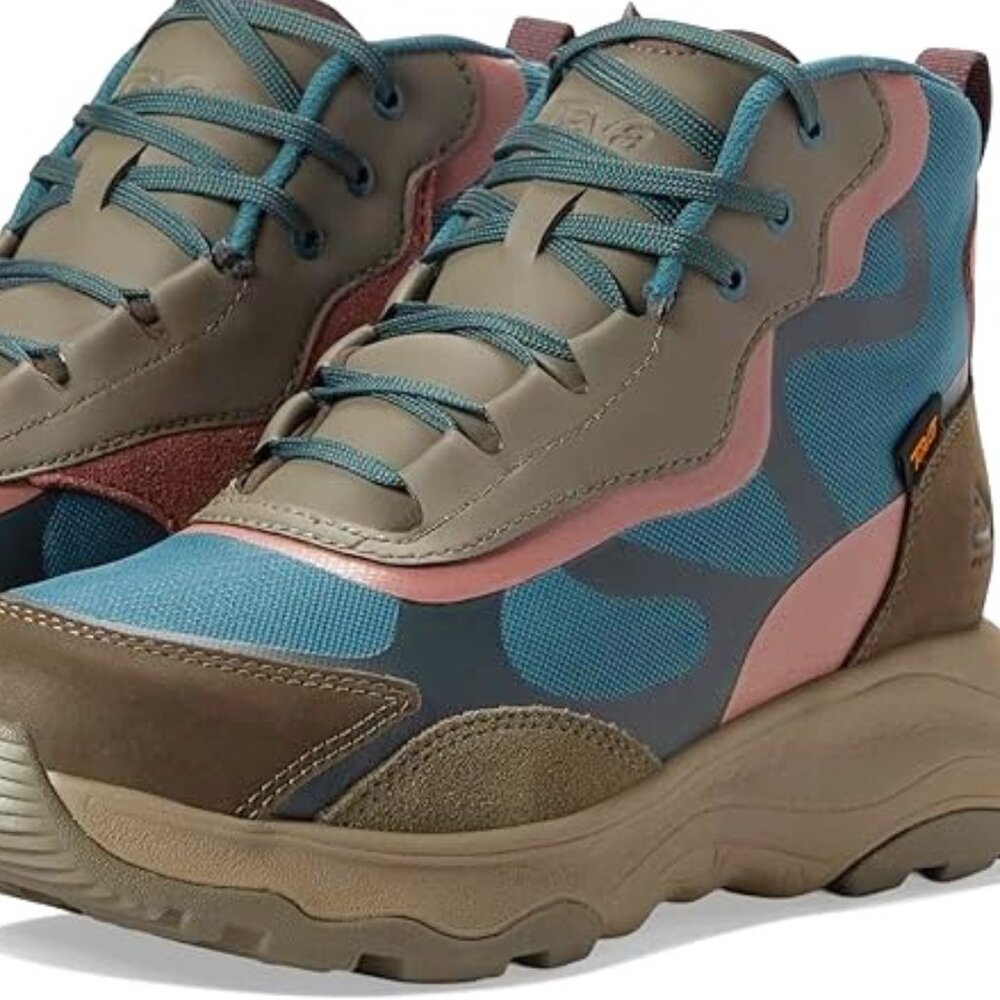 Teva Women's Geotrecca Rp Hiking Boot in Balsam/Burlwood color (9)